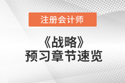 注會戰(zhàn)略預(yù)習(xí)章節(jié)速覽：第六章風(fēng)險與風(fēng)險管理