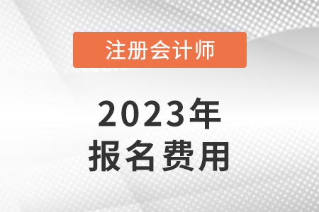 注冊會計師一門報名費(fèi)是多少？