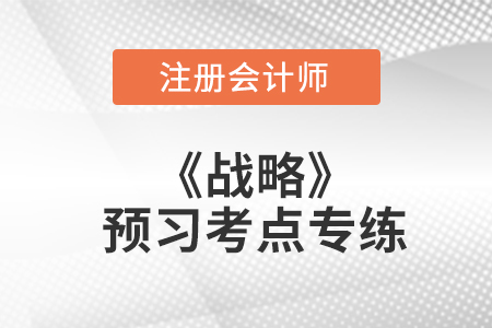 企業(yè)的核心能力_注會(huì)戰(zhàn)略預(yù)習(xí)考點(diǎn)專練