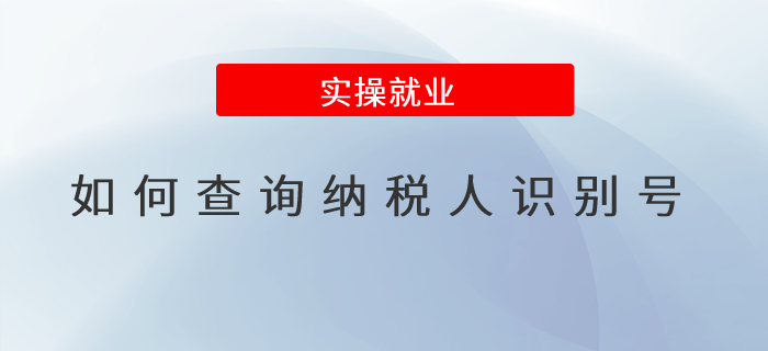 如何查詢納稅人識(shí)別號(hào)？