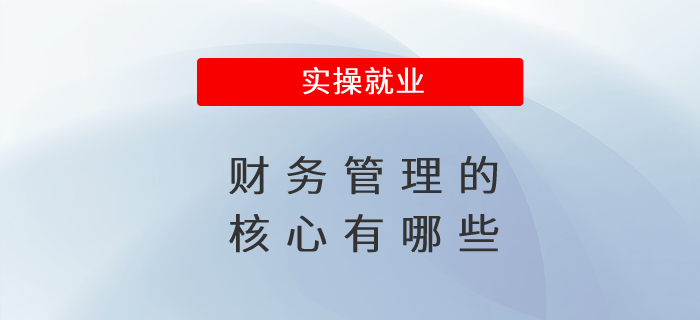 財務(wù)管理的核心有哪些
