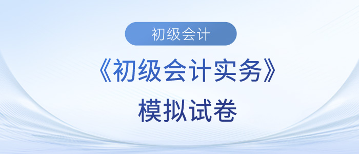 2023年初級會(huì)計(jì)實(shí)務(wù)模擬卷出爐