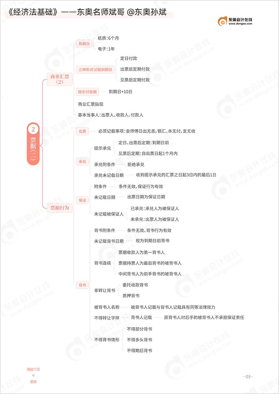 初級會(huì)計(jì)票據(jù)知識點(diǎn)
