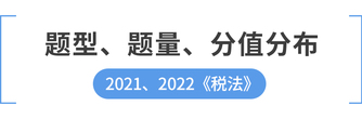 題型、題量、分值分布