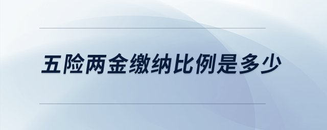五險(xiǎn)兩金繳納比例是多少？