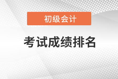 初級(jí)會(huì)計(jì)考試成績是按排名來的嗎？評(píng)分標(biāo)準(zhǔn)是什么？