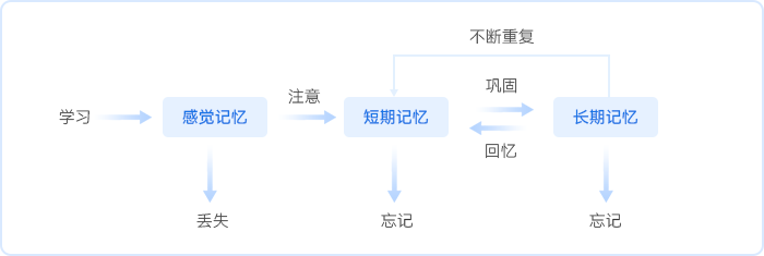 中級(jí)會(huì)計(jì)人的三大記憶感覺(jué)記憶短期記憶和長(zhǎng)期記憶