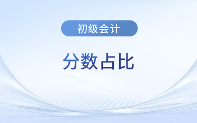 初級會計(jì)考試分?jǐn)?shù)占比是多少？