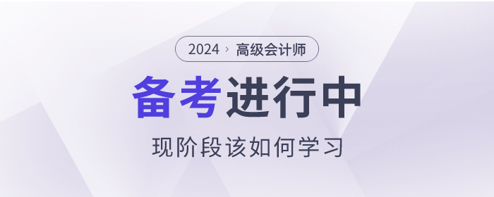 高級會(huì)計(jì)師備考已經(jīng)開始了，現(xiàn)階段該如何學(xué)習(xí)？