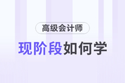 高級(jí)會(huì)計(jì)師備考已經(jīng)開(kāi)始了，現(xiàn)階段該如何學(xué)習(xí)？
