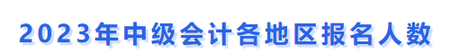 中級(jí)會(huì)計(jì)2023年報(bào)名人數(shù)
