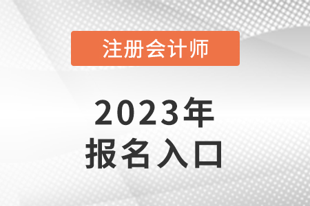 2023年cpa報名入口網(wǎng)址快來收藏！