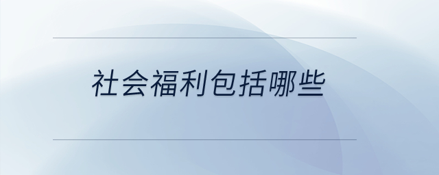 社會(huì)福利包括哪些？