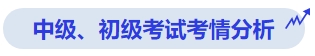 中級(jí)會(huì)計(jì)中級(jí)、初級(jí)考試考情分析
