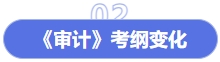 審計考綱變化