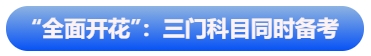 中級會計(jì)“全面開花”：三門科目同時備考