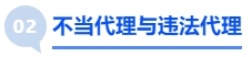 中級(jí)會(huì)計(jì)不當(dāng)代理與違法代理