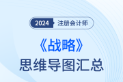 梳理框架，回歸教材！24年注會戰(zhàn)略思維導(dǎo)圖直接下載！