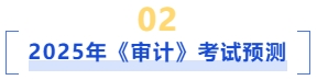 2025審計(jì)考試預(yù)測