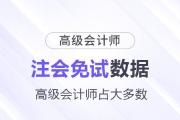 注會免試數(shù)據(jù)曝光，高級會計師占大多數(shù)