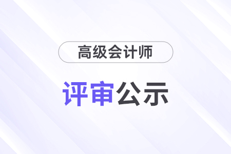 廣州市2024年高級(jí)會(huì)計(jì)師評(píng)審結(jié)果公示