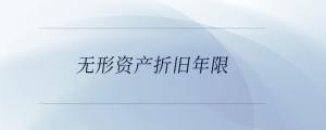 無形資產(chǎn)折舊年限