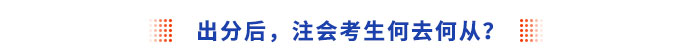 注會出分后，考生何去何從？