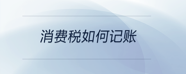 消費(fèi)稅如何記賬