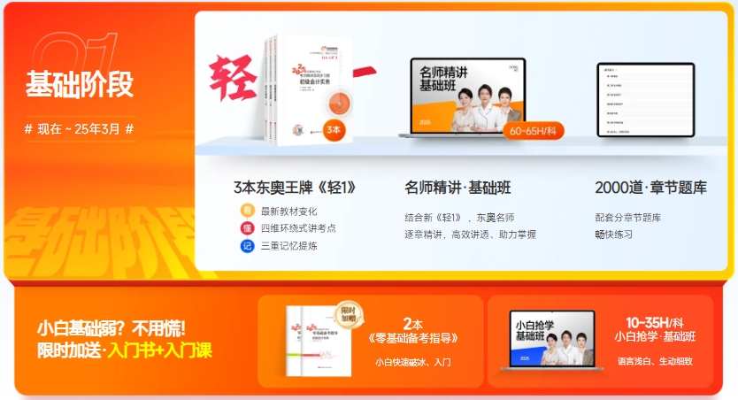 初級會計基礎(chǔ)階段