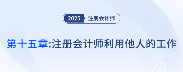 第十五章注冊(cè)會(huì)計(jì)師利用他人的工作_2025年注會(huì)審計(jì)搶學(xué)記憶樹