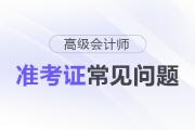 2025年高級會計考試準(zhǔn)考證打印常見問題盤點(diǎn)，這些細(xì)節(jié)要注意！