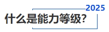 中級(jí)會(huì)計(jì)什么是能力等級(jí)？