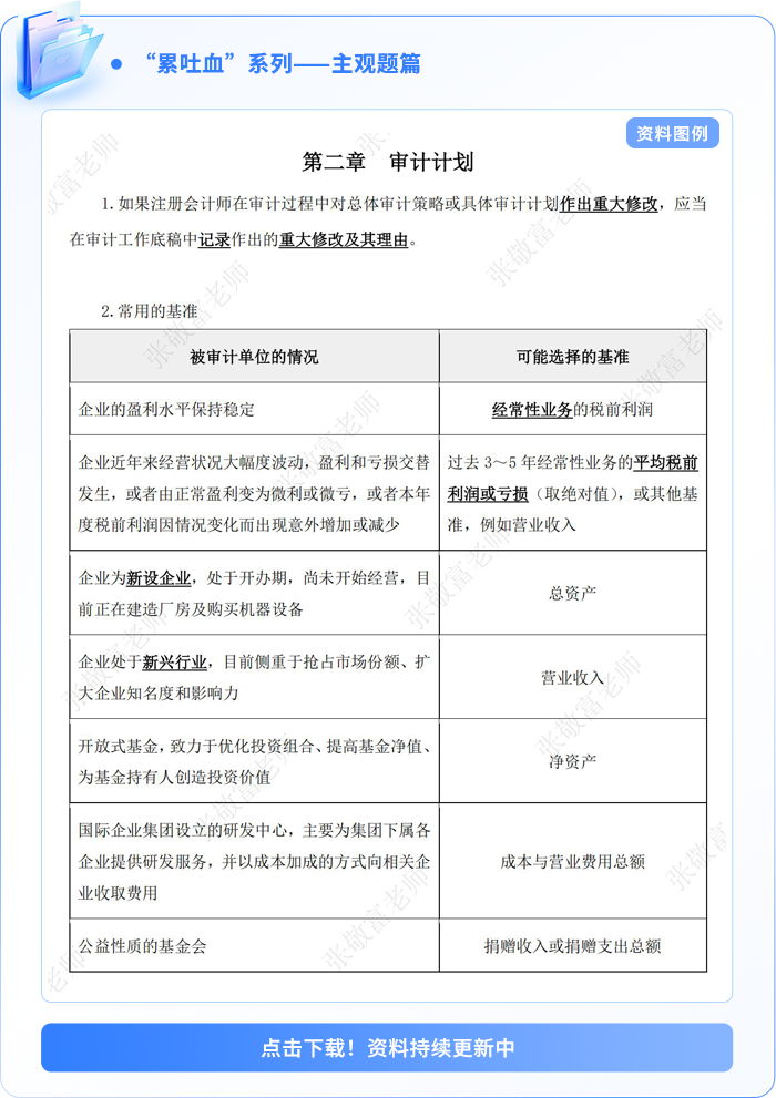 資料板塊-主觀題篇