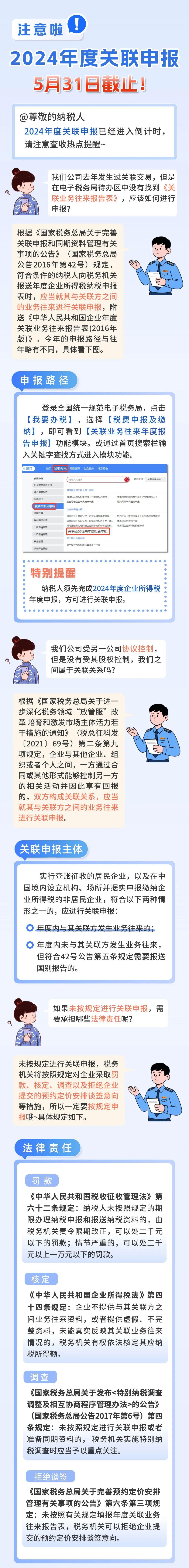 注意啦！2024年度關(guān)聯(lián)申報5月31日截止！