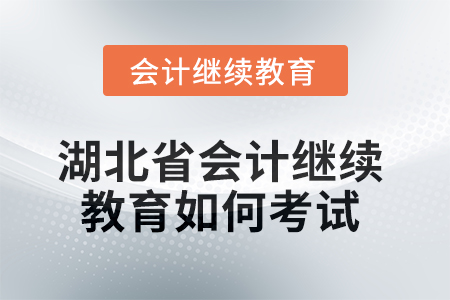 2025年湖北省會計繼續(xù)教育如何考試？