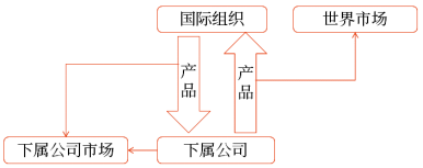 跨國(guó)下屬公司結(jié)構(gòu)如下圖所示：