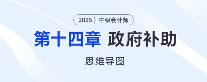 2025年中級會計(jì)實(shí)務(wù)思維導(dǎo)圖——第十四章：政府補(bǔ)助