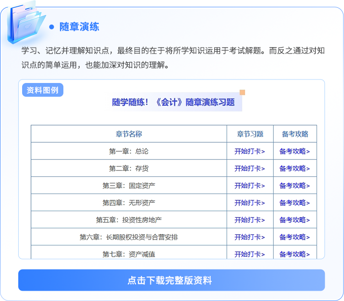 隨章演練習題