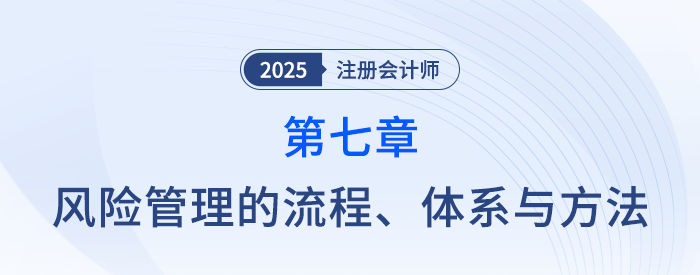 第七章風(fēng)險管理的流程、體系與方法_25年注會戰(zhàn)略思維導(dǎo)圖