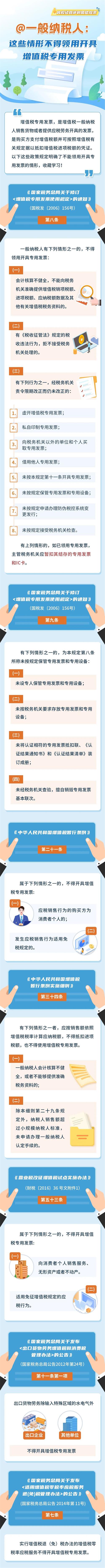 這些情形不得領(lǐng)用開具增值稅專用發(fā)票
