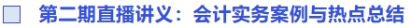 會計實務案例與熱點總結