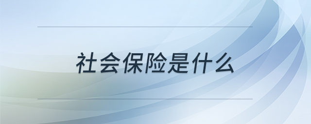 社會保險(xiǎn)是什么