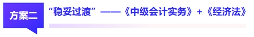 中級會計方案二