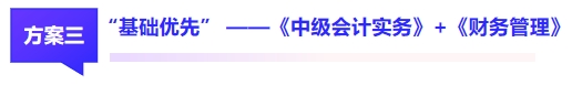 中級會計方案三