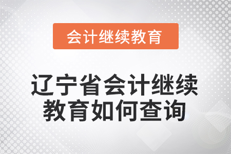 2025年遼寧省會(huì)計(jì)人員繼續(xù)教育如何查詢成績？